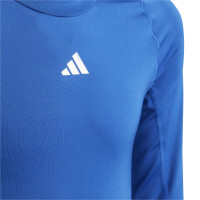 adidas Techfit Sous-Maillot Manches Longues Enfants Bleu