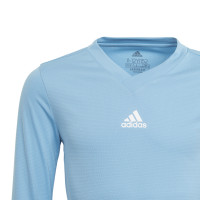 adidas Teambase Sous-Maillot Manches Longues Enfants Bleu Clair