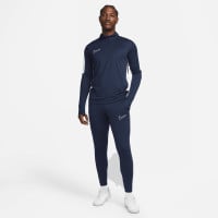 Nike Dri-FIT Academy 23 Pantalon d'Entraînement Bleu Foncé Blanc