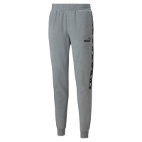 PUMA Essentials+ Tape Fleece Pantalon d'Entraînement Gris Noir Blanc