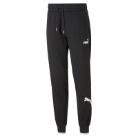 PUMA Power Fleece Joggingbroek Zwart Wit