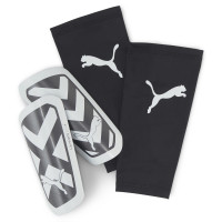 PUMA Ultra Light Sleeve Protège-Tibias Noir Blanc