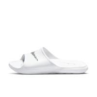 Claquettes Nike Victori One Shower blanches et noires