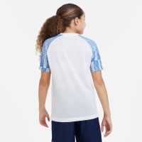 Chemise d'entraînement Nike Dri-Fit Academy pour enfants, bleu et blanc