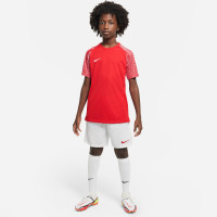 Chemise d'entraînement Nike Dri-Fit Academy pour enfants, rouge et blanc