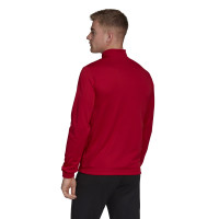 adidas Entrada 22 Haut d'Entraînement 1/4-Zip Rouge Blanc