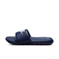 Nike Victori One Slippers Donkerblauw Wit