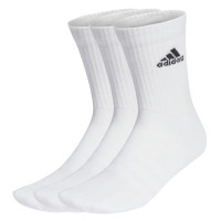 Chaussettes rembourrées Adidas, 3 paires, blanches et noires