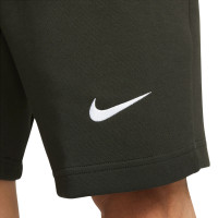 Nike FC Barcelone Tech Fleece Short 2023-2024 Vert Foncé Blanc