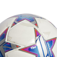 adidas Champions League Mini Voetbal Maat 1 2023-2024 Wit Zilver Blauw