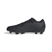 adidas X Crazyfast.2 Gazon Naturel Chaussures de Foot (FG) Noir Anthracite