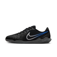 Nike Tiempo Legend 10 Club Chaussures de Foot en Salle (IN) Noir Bleu