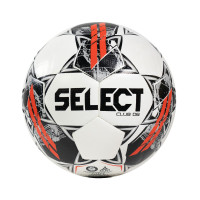 Select Hybrid Club DB v23 Voetbal Maat 5 Wit Zwart Felrood