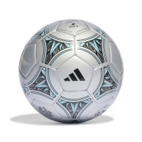 adidas Club Messi Ballon de Football Taille 5 Argenté Noir Bleu Clair