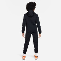 Nike Sportswear Poly Trainingspak Full-Zip Hooded Kids Zwart Wit