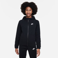 Nike Sportswear Poly Survêtement à Capuche Full-Zip Enfants Noir Blanc