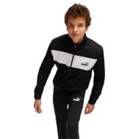 PUMA Poly Club Survêtement Full-Zip Noir Blanc