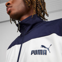 PUMA Poly Club Survêtement Full-Zip Bleu Foncé Blanc