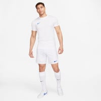 Nike Park III Short de Foot Blanc Bleu