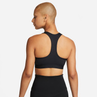 Brassière de Sport Nike Swoosh noir blanc