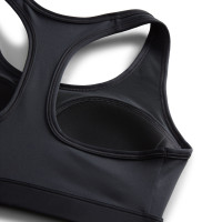 Brassière de Sport Nike Swoosh noir blanc