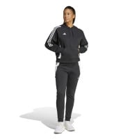 adidas Tiro 24 Hoodie Dames Zwart Wit