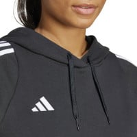 adidas Tiro 24 Hoodie Dames Zwart Wit