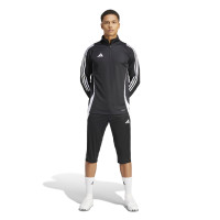 Pantalon d'entraînement adidas Tiro 24 3/4 noir et blanc