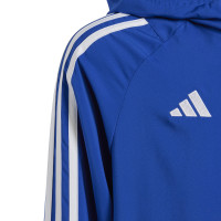 adidas Tiro 24 Windbreaker Kids Blauw Wit