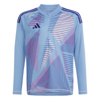 adidas Tiro 24 Competition Keepersshirt Lange Mouwen Kids Lichtblauw Blauw Paars