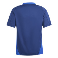 adidas Tiro 24 Competition Trainingsshirt Kids Donkerblauw Blauw