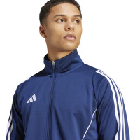 adidas Tiro 24 Veste d'Entraînement Bleu Foncé Blanc