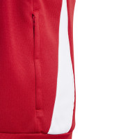 adidas Tiro 24 Trainingspak Kids Rood Zwart Wit