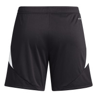 Short de football adidas Tiro 24 pour femme, noir et blanc