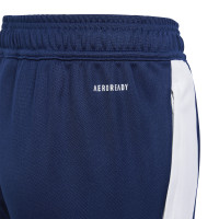 Pantalon d'entraînement adidas Tiro 24 pour enfants, bleu foncé, blanc