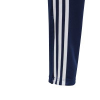 Pantalon d'entraînement adidas Tiro 24 pour enfants, bleu foncé, blanc