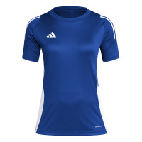 adidas Tiro 24 Trainingsshirt Dames Blauw Wit