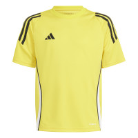 Kit d'entraînement adidas Tiro 24 pour enfants, jaune, noir, blanc