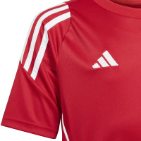 Kit d'entraînement adidas Tiro 24 pour enfants rouge noir blanc