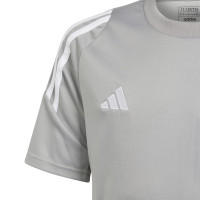 Maillot de football adidas Tiro 24 pour enfant gris blanc