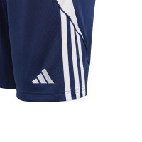 Pantalon d'entraînement adidas Tiro 24 pour enfants, bleu foncé et blanc