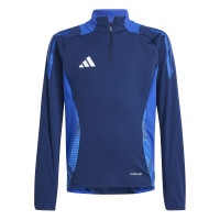 adidas Tiro 24 Competition Haut d'Entraînement 1/4-Zip Enfants Bleu Foncé Bleu