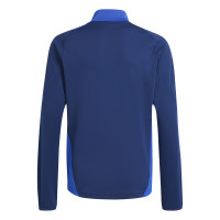 Haut d'entraînement adidas Tiro 24 Competition 1/4-Zip pour enfant bleu foncé