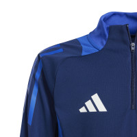 adidas Tiro 24 Competition Haut d'Entraînement 1/4-Zip Enfants Bleu Foncé Bleu