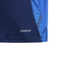 Haut d'entraînement adidas Tiro 24 Competition 1/4-Zip pour enfant bleu foncé