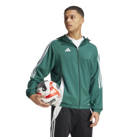 adidas Tiro 24 Coupe-Vent Vert Foncé Blanc