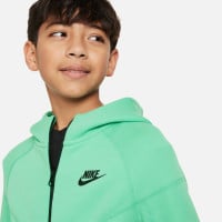 Nike Tech Fleece Sportswear Survêtement Enfants Vert Menthe Noir