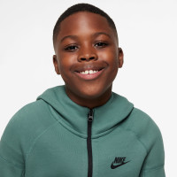 Nike Tech Fleece Sportswear Survêtement Enfants Vert Noir