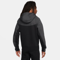 Nike Tech Fleece Sportswear Trainingspak Zwart Grijs Felrood