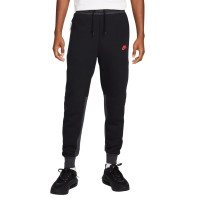 Nike Tech Fleece Sportswear Survêtement Noir Gris Rouge Vif